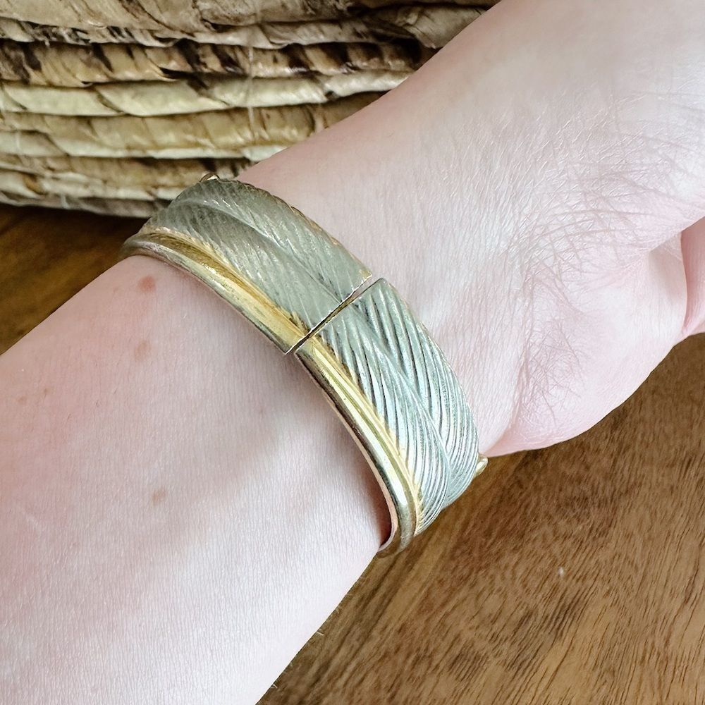 Vintage Gold and Silver Tone Bracelet - Picture 3 of 8